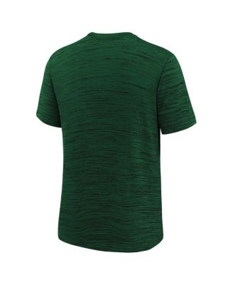 Big Boys and Girls Green New York Jets Sideline Velocity Performance T-Shirt