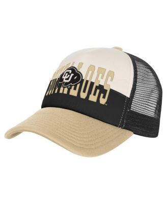Outerstuff - Big Boys and Girls Black/Cream Colorado Buffaloes Modern Fan Trucker Adjustable Hat