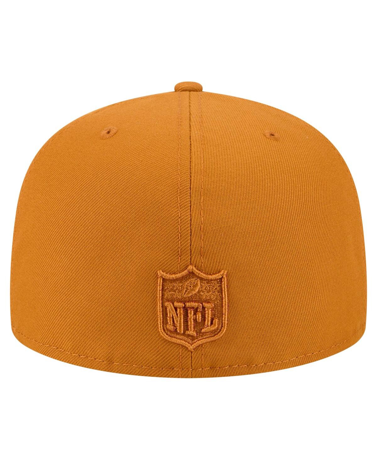 New Era Men's Brown Chicago Bears Color Pack A-frame 59fifty Fitted Hat In Brown