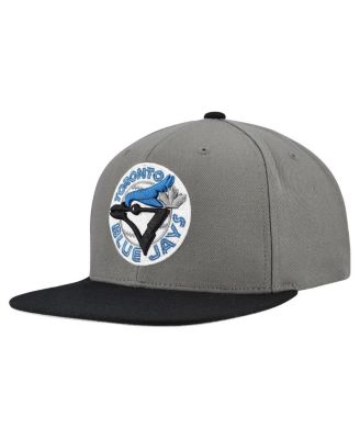 Mitchell & Ness - Men's Gray Toronto Blue Jays Cooperstown Collection Basic Flip Snapback Hat