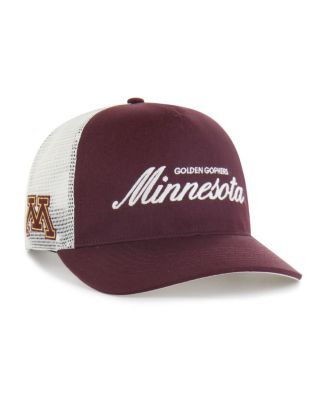 '47 Brand - Men's and Women's Maroon Minnesota Golden Gophers Contemporary Basics Foundation Trucker Hitch Adjustable Hat
