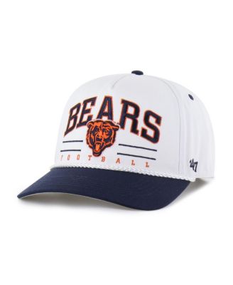 '47 Brand - Men's White/Navy Chicago Bears Roscoe Two-Toned Hitch Adjustable Hat