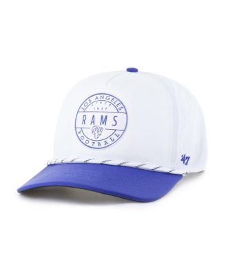 '47 Brand - Men's White/Royal Los Angeles Rams Suburbia Hitch Two-Tone Adjustable Hat