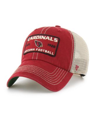 '47 Brand - Men's Cardinal Arizona Cardinals Wabash Trucker Clean Up Adjustable Hat