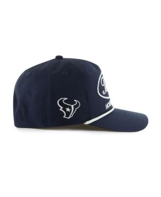 Men's Navy Houston Texans Foundational Hitch Adjustable Hat