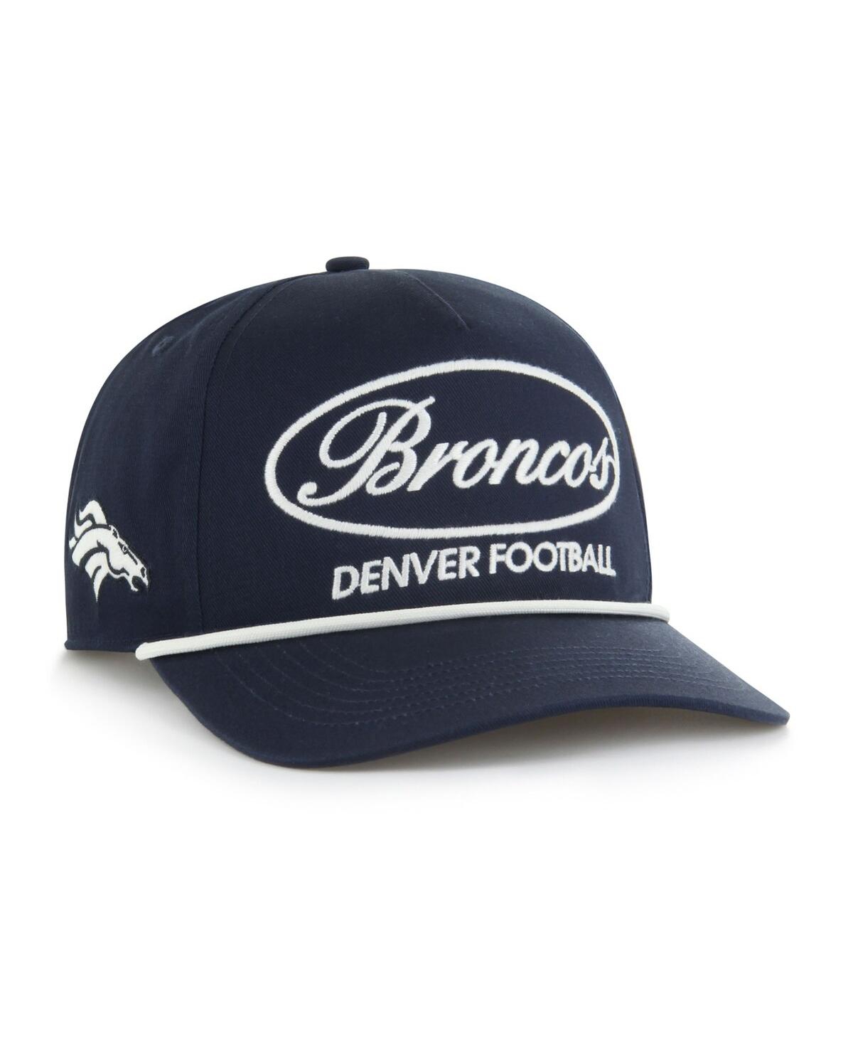 '47 Brand Men's Navy Denver Broncos Foundational Hitch Adjustable Hat
