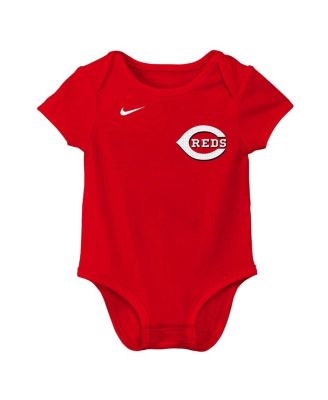 Baby Boys and Girls Elly De La Cruz Red Cincinnati Reds Name Number Fuse Bodysuit