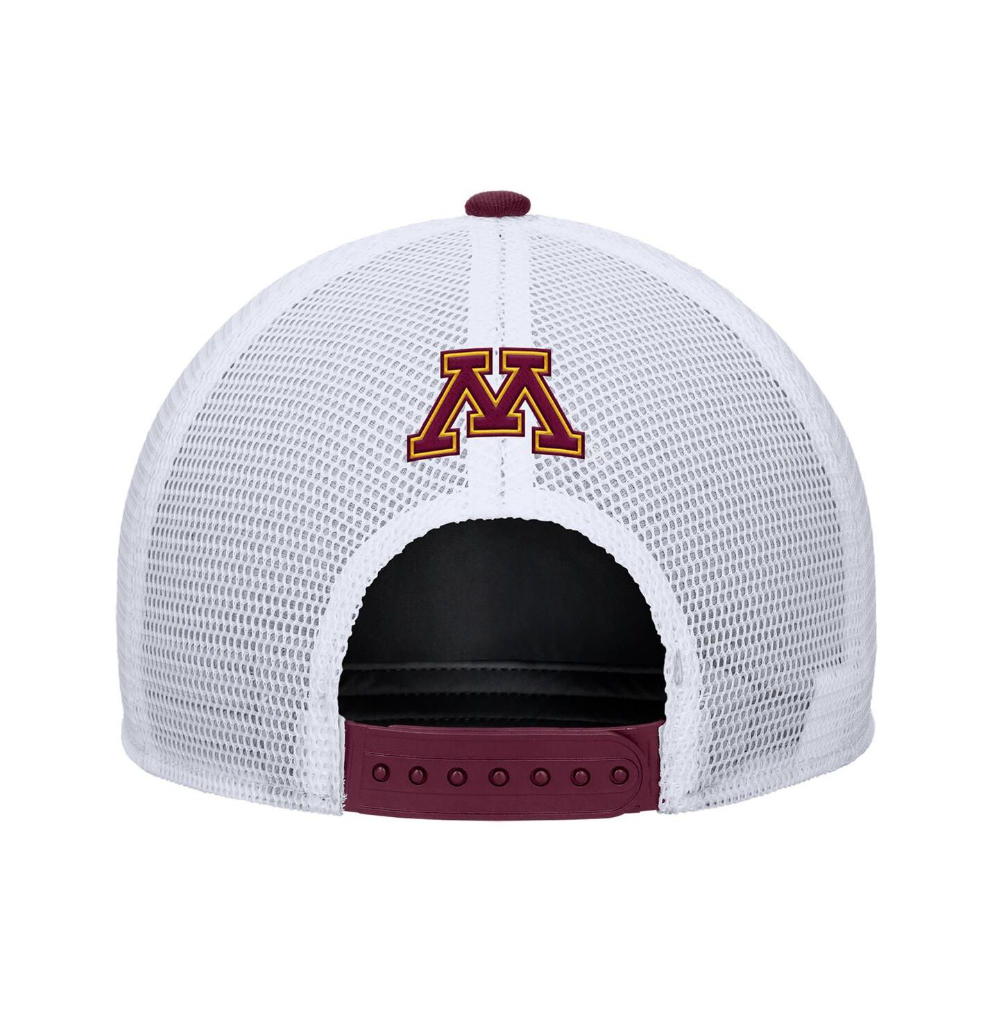 Мужская кепка Nike Maroon Minnesota Golden Gophers 2025 On-Field Rise Trucker Performance Adjustable Hat — фото 2