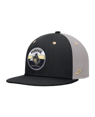 Nike - Men's Black Purdue Boilermakers Vintage Patch Snapback Hat