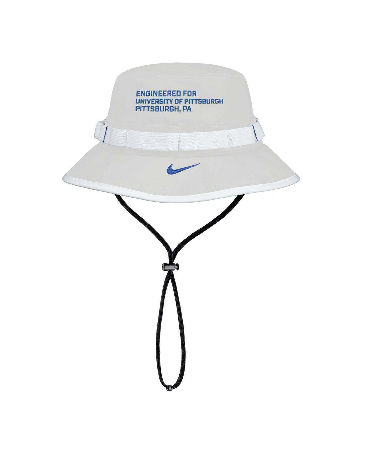 Nike Men's Gray Pitt Panthers 2025 On-field Boonie Performance Bucket Hat In White
