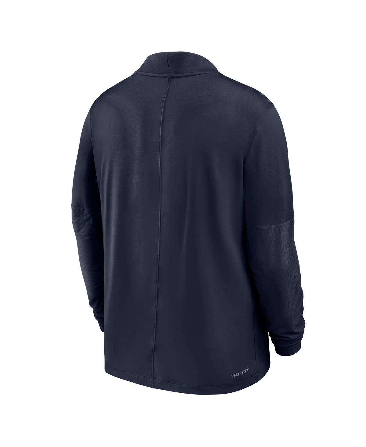 Nike Men's Navy Cal Bears Dri-fit Half-zip Pullover Sweatshirt In Blue