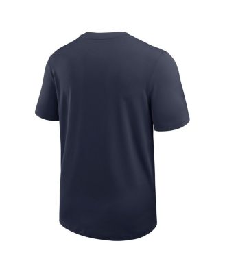 Men's Navy Syracuse Orange 2025 Sideline UV Performance Coach T-Shirt