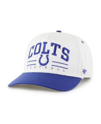 '47 Brand - Men's White/Royal Indianapolis Colts Roscoe Two-Toned Hitch Adjustable Hat