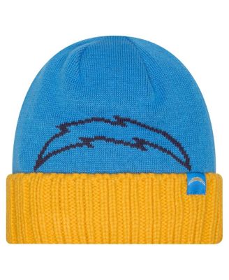 New Era - Men's Powder Blue Los Angeles Chargers Oversize Cuffed Knit Hat