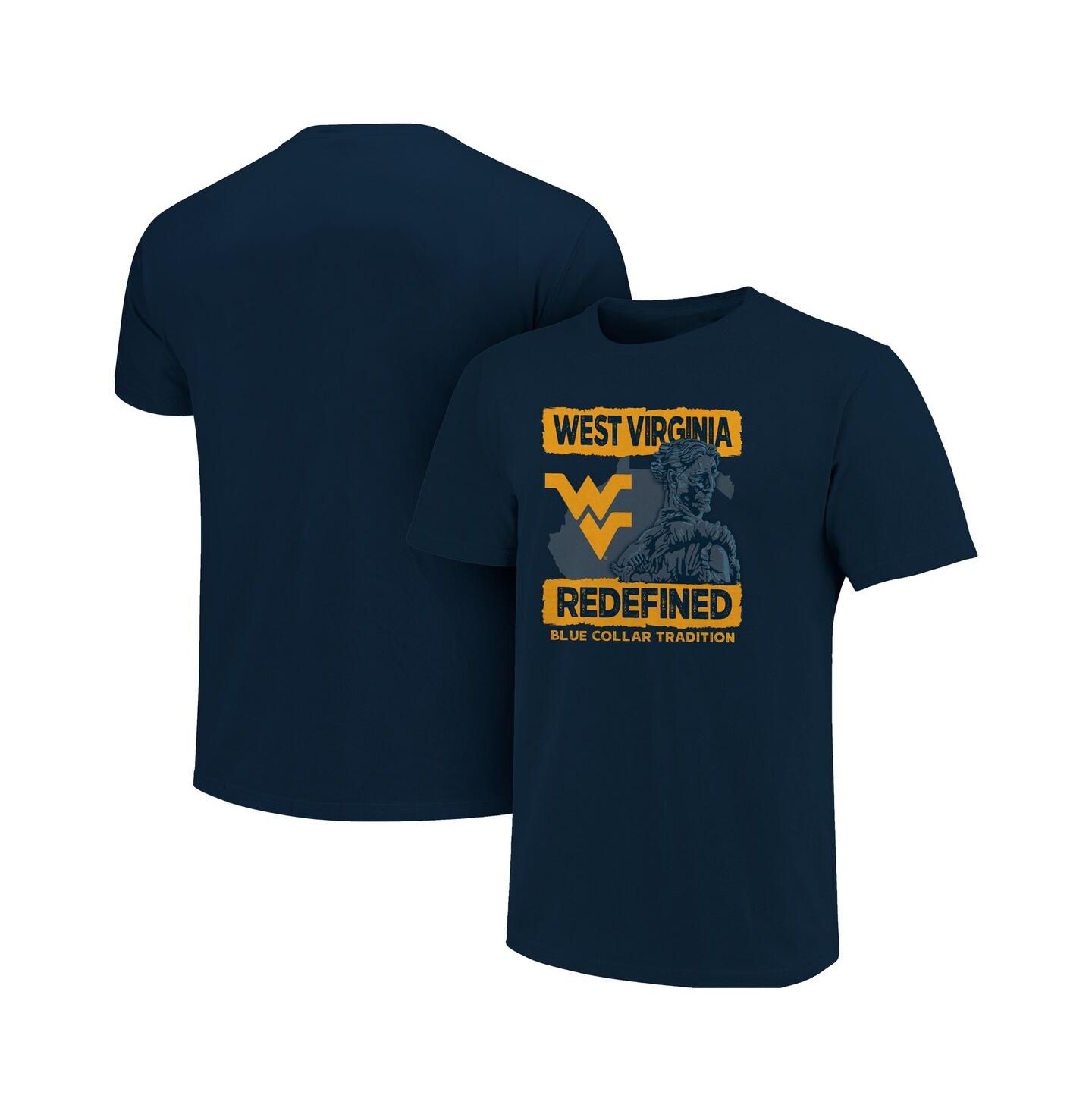 Мужская футболка Image One Navy West Virginia Mountaineers 2025 Fan — фото 1