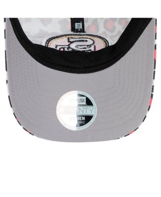 Preschool White San Francisco 49ers Active Leopard 9TWENTY Adjustable Hat
