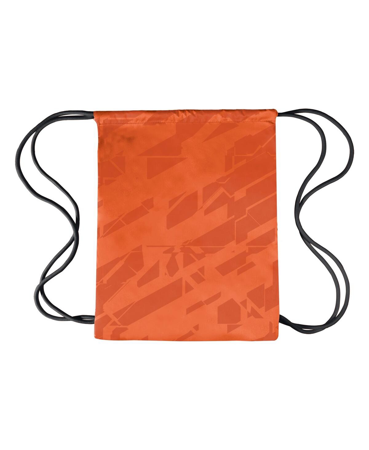 Nike Netherlands National Team Patterned Heritage Gym Sack In Orange
