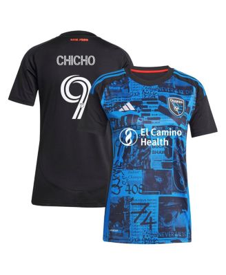 adidas - Women's Cristian Arango Black San Jose Earthquakes 2025 Headliner Replica Player Jersey