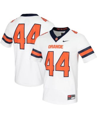 Nike - Men's 44 White Syracuse Orange Unable Game Jersey
