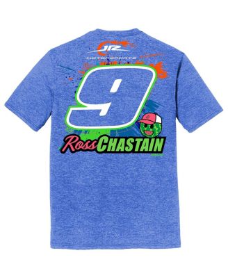 Men's Heather Royal Ross Chastain Acceptance Insurance Car T-Shirt