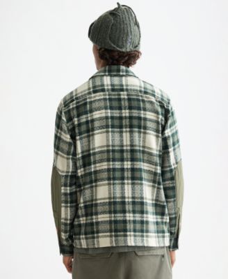 Men's Relaxed Fit Patchwork Shirt