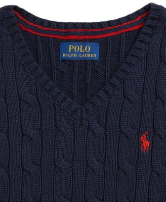 Toddler and Little Boys Cable-Knit Sweater Vest