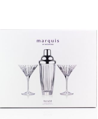 Herald Cocktail Shaker and Martini Glasses, Set of 3, Macy's Exclusive
