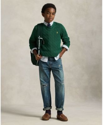 Big Boys Cable Knit Sweater