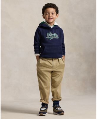 Toddler and Little Boys Logo Fleece Hoodie