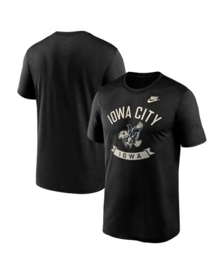 Nike - Men's Black Iowa Hawkeyes Fashion Hometown Legend T-Shirt