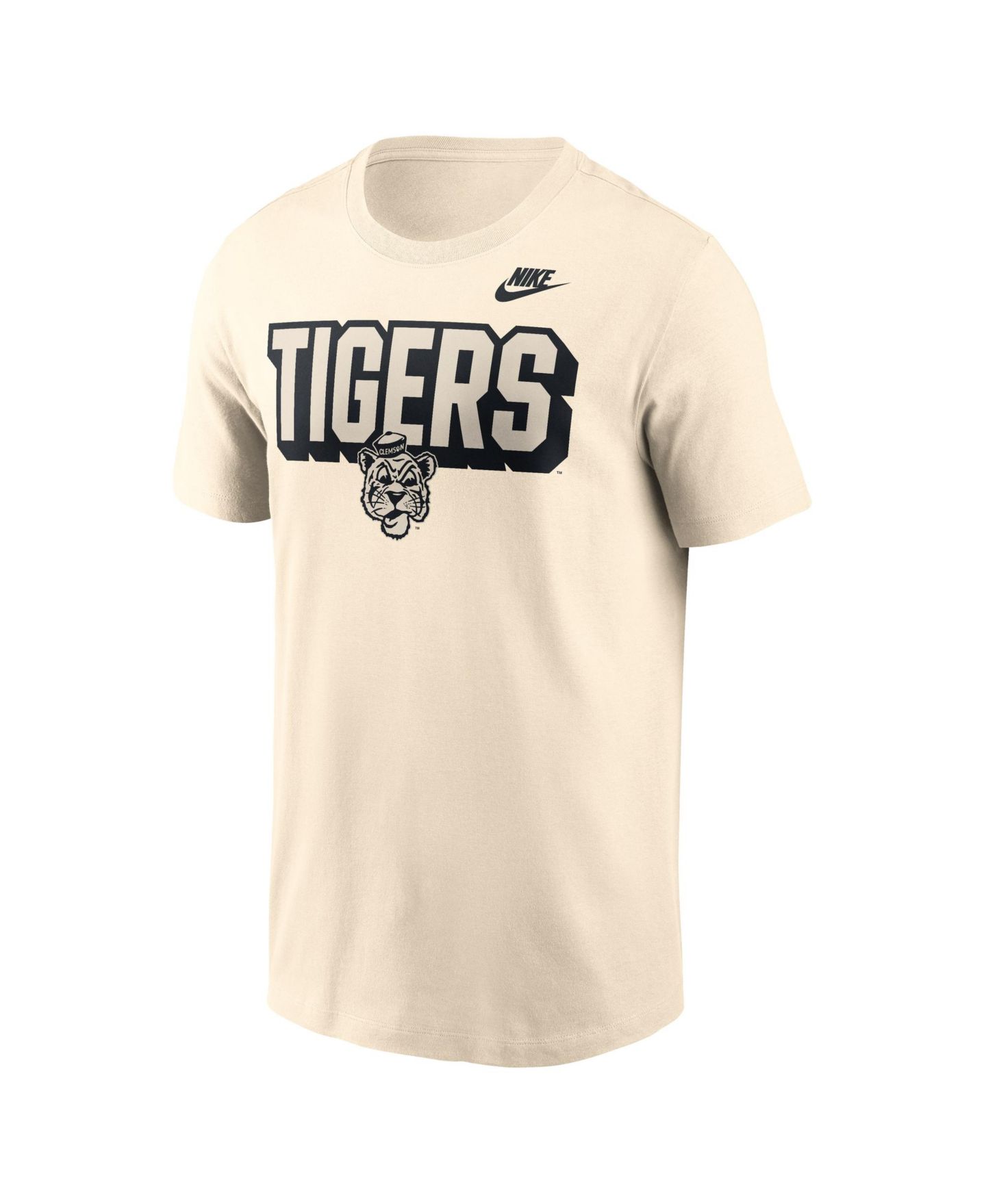 Мужская футболка Nike Natural Clemson Tigers Fashion Bold — фото 2