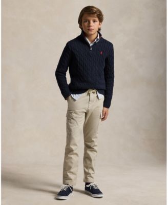 Big Boys Stretch Chino Cargo Pant