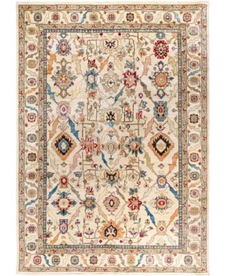 Adorn Hand Woven Rugs Serapi M0103 72 Rug Collection In White