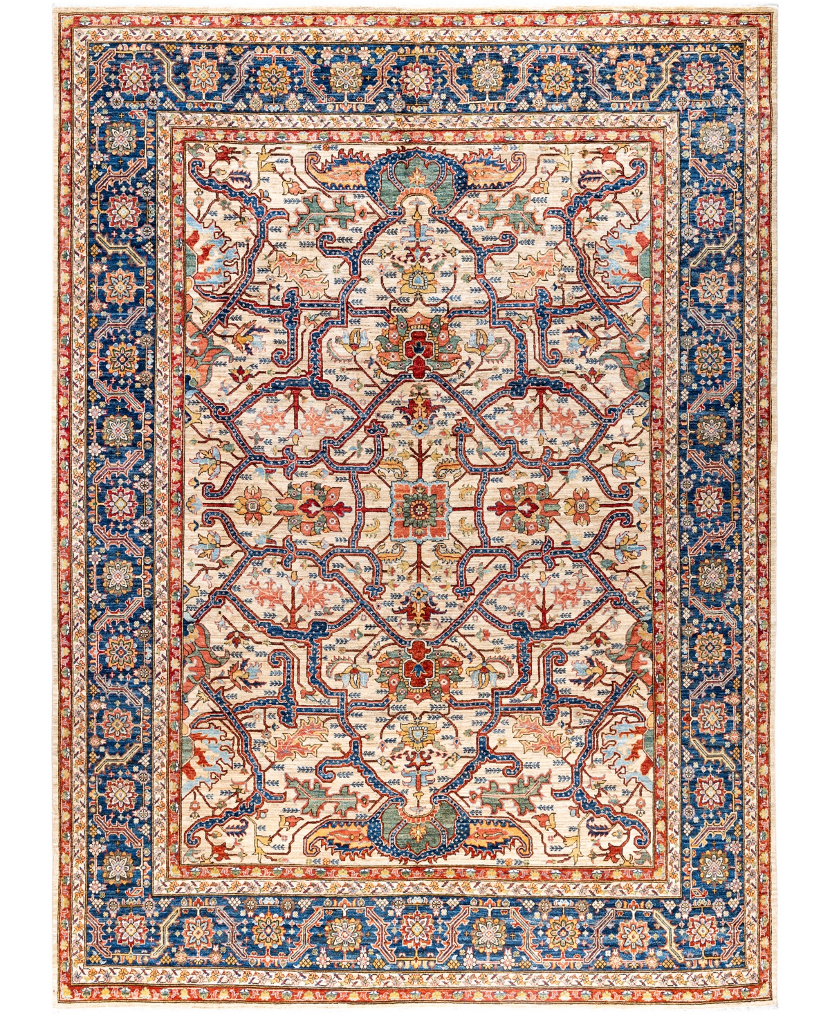 Adorn Hand Woven Rugs Serapi M0103-112 9'x12'3" Area Rug In White