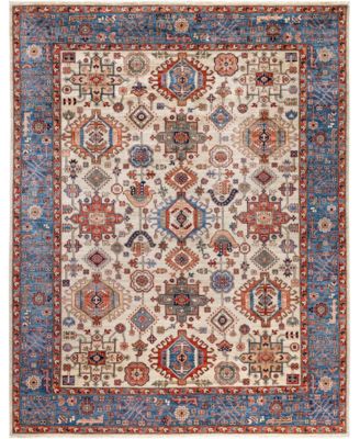 Adorn Hand Woven Rugs Serapi M0103 121 Rug Collection In Gray