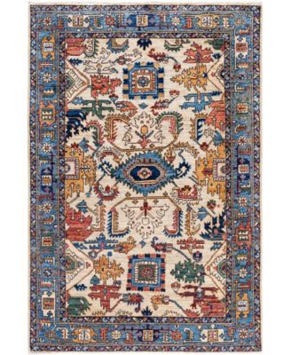 Adorn Hand Woven Rugs Serapi M0103 309 Rug Collection In White