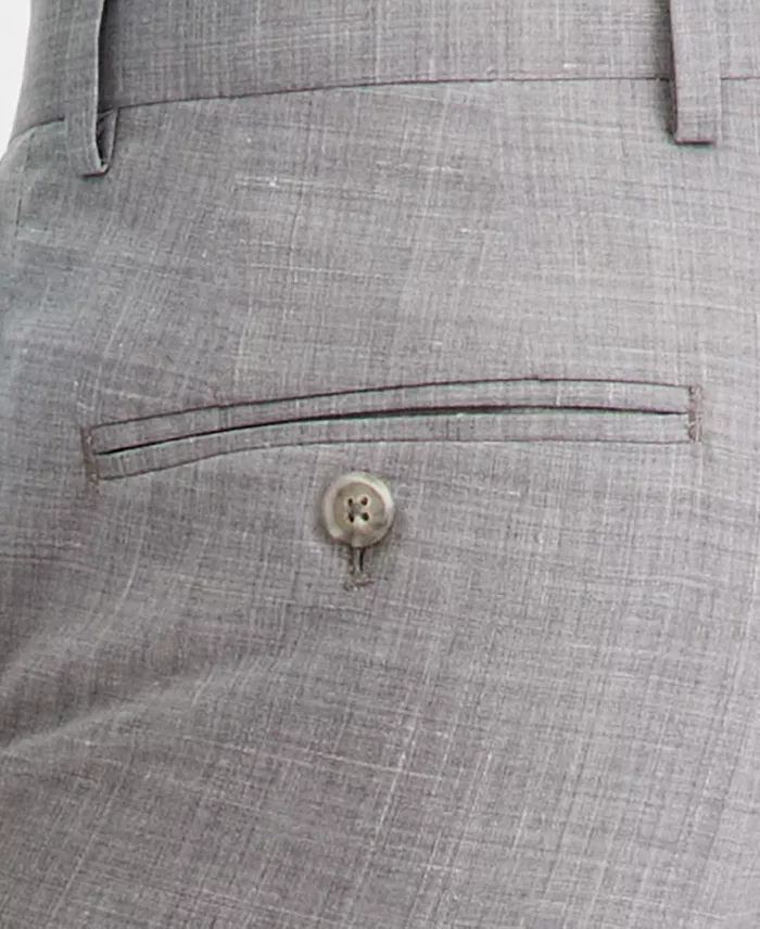 Men's Modern-Fit Wool-Blend Suit Separate Pants - thumbnail 4