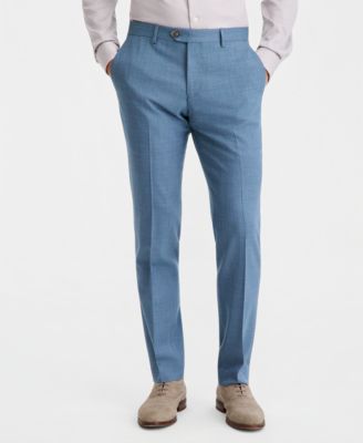 Men's Modern-Fit Solid Suit Separate Pants