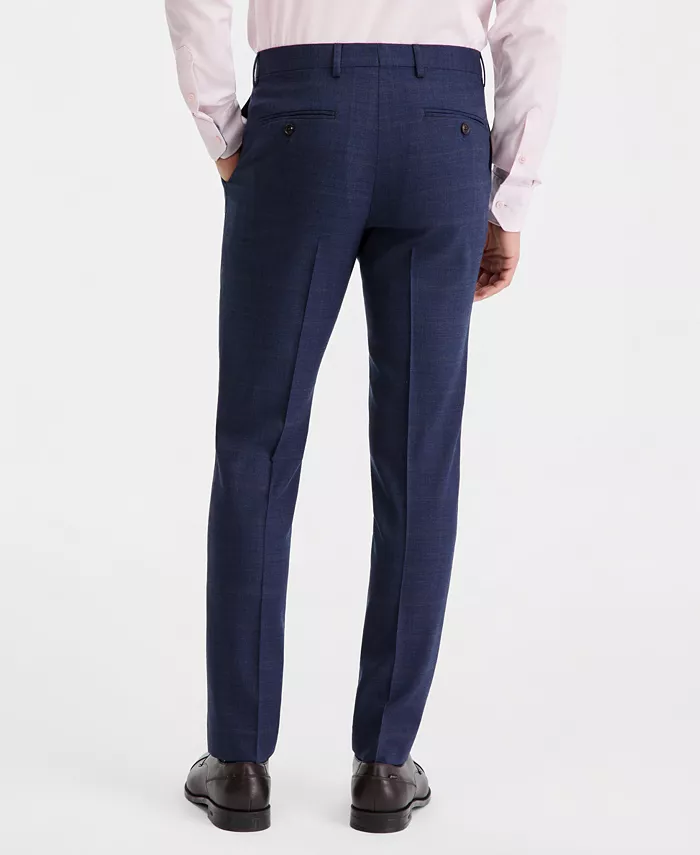 Men's Modern-Fit Wool-Blend Windowpane Suit Separates Pants - thumbnail 5