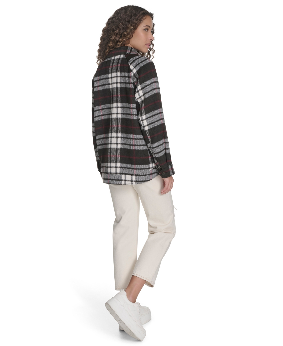 Levi's Women's Wool Blend Shirt Jacket In Black