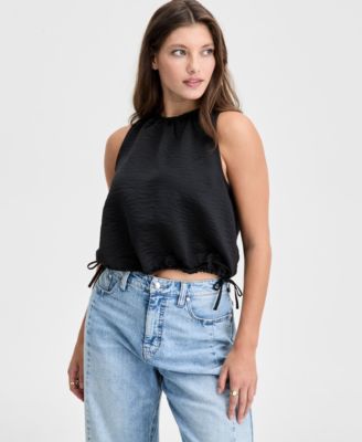 On 34th - Women's Woven Solid Sleeveless Tank Top