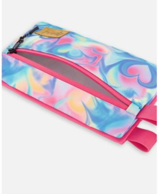 Girl Double Pencil Case Rainbow Heart Print - Toddler|Child