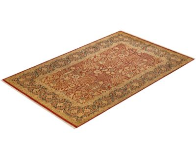 Adorn Hand Woven Rugs Mogul M1149 Rug Collection In Orange