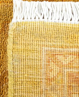 Adorn Hand Woven Rugs Mogul M1364 Rug Collection In Green