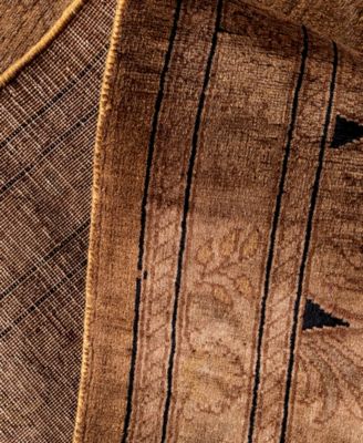 Adorn Hand Woven Rugs Fine Vibrance M1471 Rug Collection In Brown