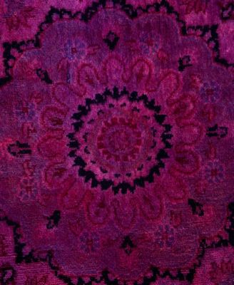 Adorn Hand Woven Rugs Fine Vibrance M1163 Rug Collection In Pink