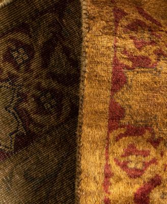 Adorn Hand Woven Rugs Fine Vibrance M1055 Rug Collection In Brown