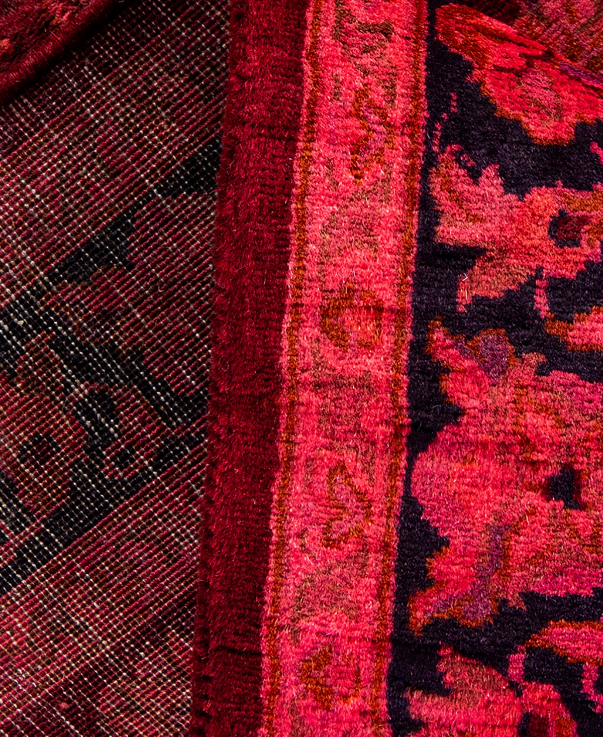 Adorn Hand Woven Rugs Fine Vibrance M1192 2'6"x12'3" Runner Area Rug In Orange
