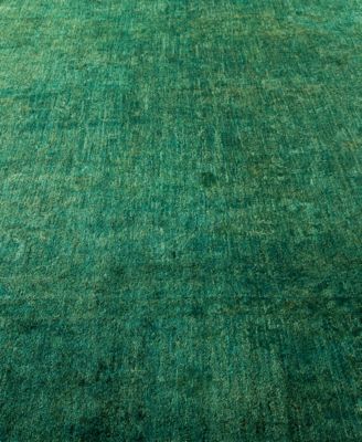 Adorn Hand Woven Rugs Fine Vibrance M1480 Rug Collection In Green
