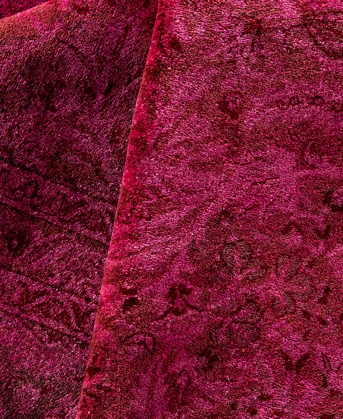 Adorn Hand Woven Rugs Fine Vibrance M1503 8'4"x10'7" Area Rug In Pink